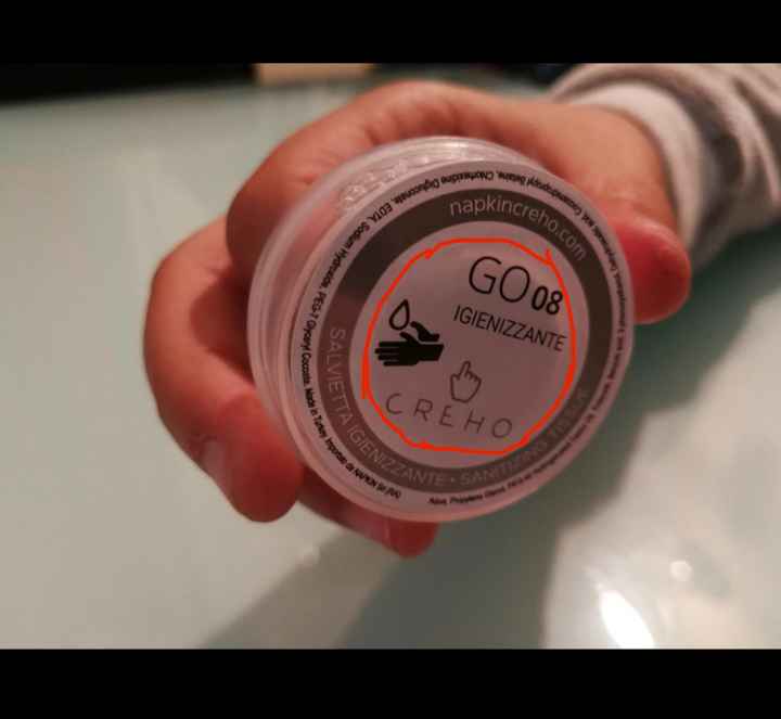 Personalizzazione salviette, testo - 1