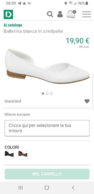 Scarpe sposa basse - 1