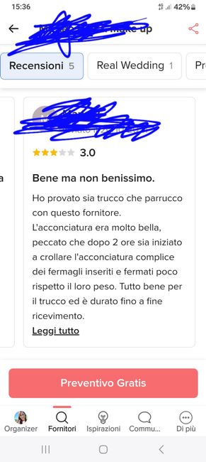 Ho scritto una recensione ma non compare 2