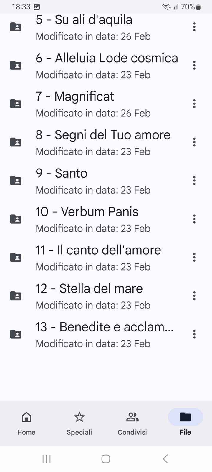 Canzoni cerimonia in chiesa - 2