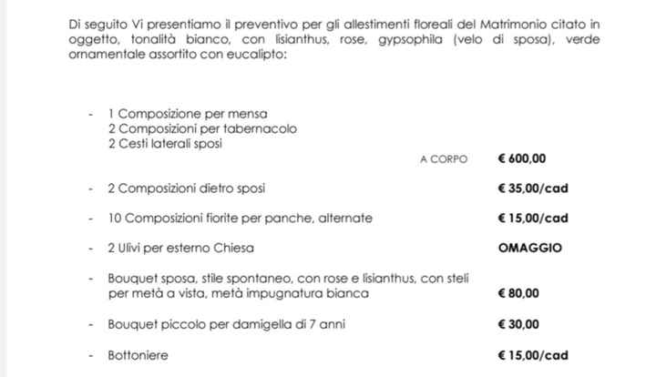 Allestimento fiori - 1