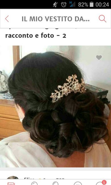 Capelli sciolti per sposa curvy - 1