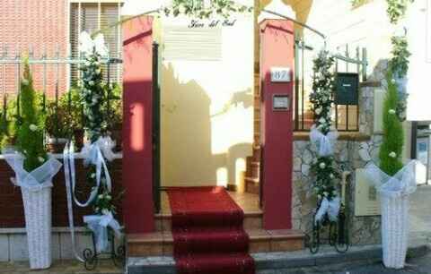 Nel mondo delle nozze- addobbo uscita sposa - 4