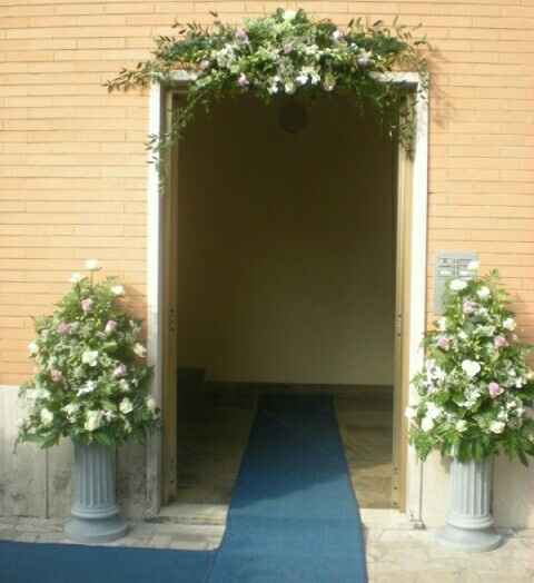 Nel mondo delle nozze- addobbo uscita sposa - 14