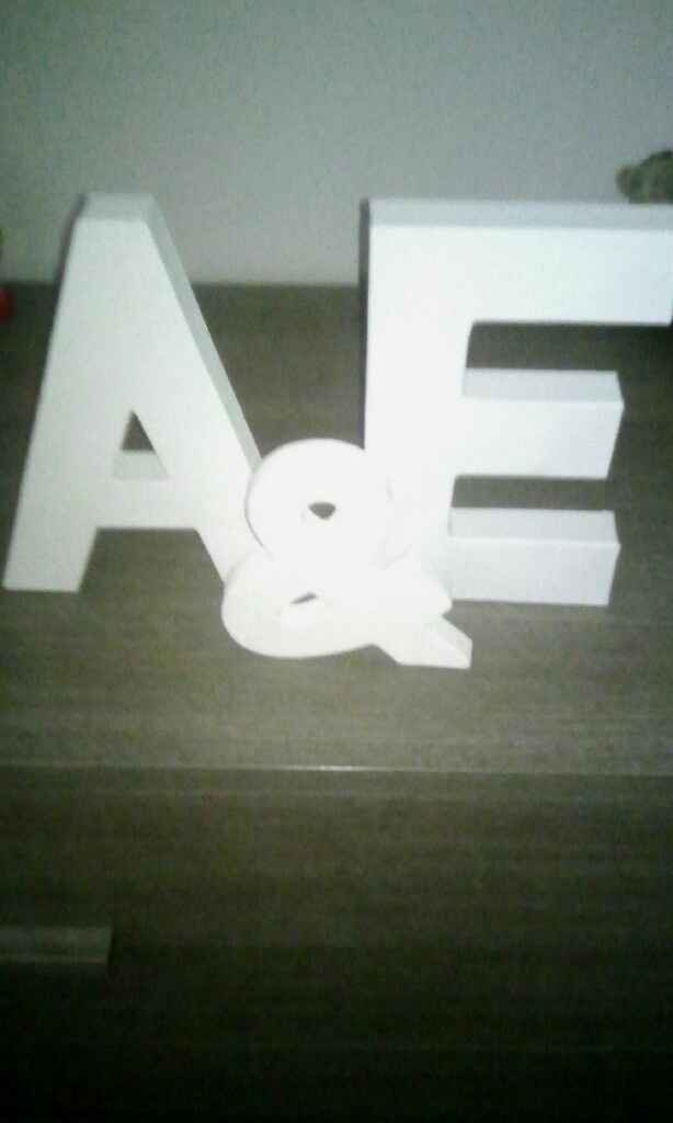 Decorazione lettere 3d - 1