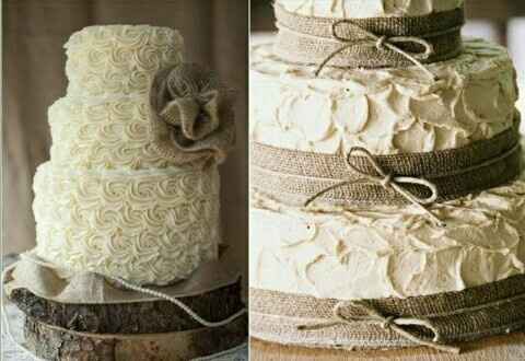 Torta stile country chic!!! - 2