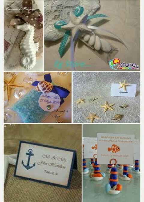 Segnaposto tema mare - 3