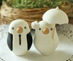 Cake topper carini e romantici - 6