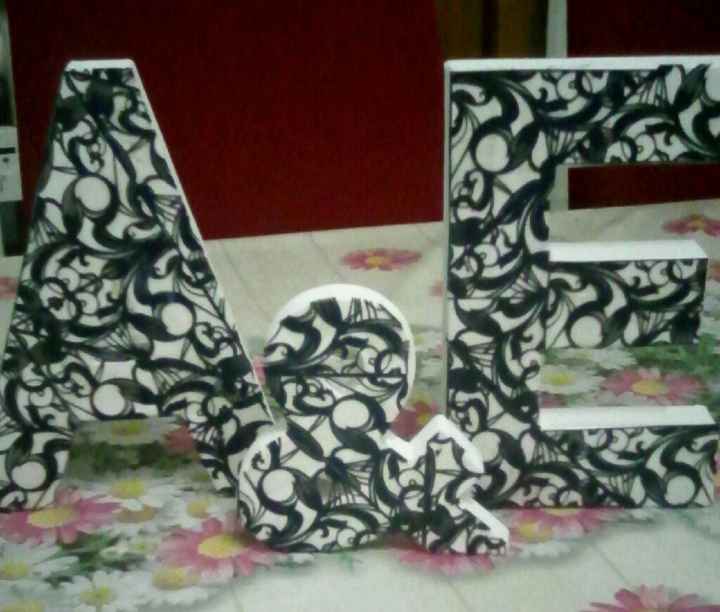Decorate lettere 3d - 2