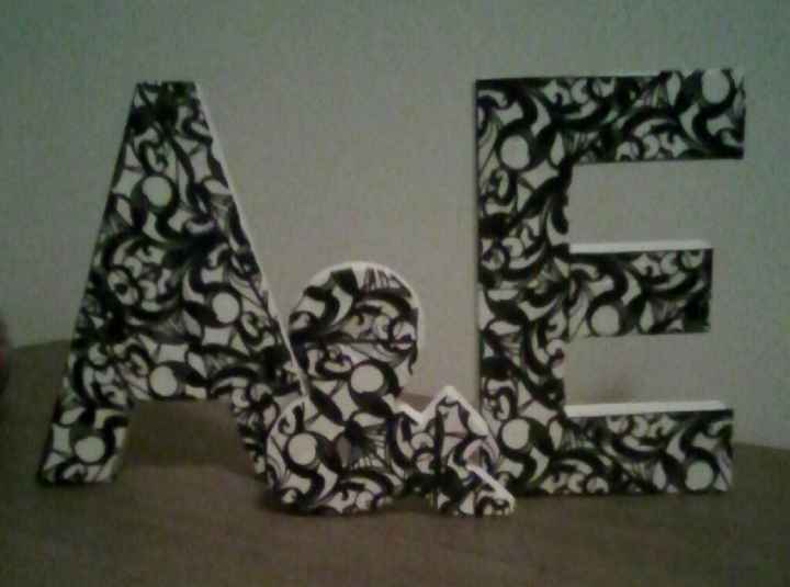Decorate lettere 3d - 3