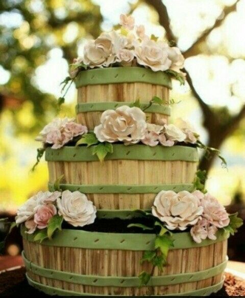 Torta stile country chic!!! - 5