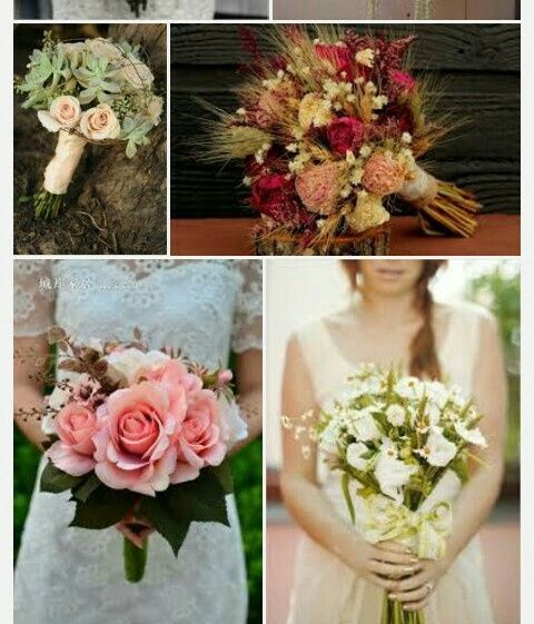 Bouquet per un matrimonio rustico - 3
