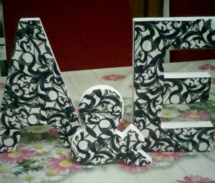 Decorate lettere 3d - 2
