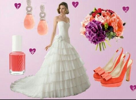 Matrimonio tema corallo - 8