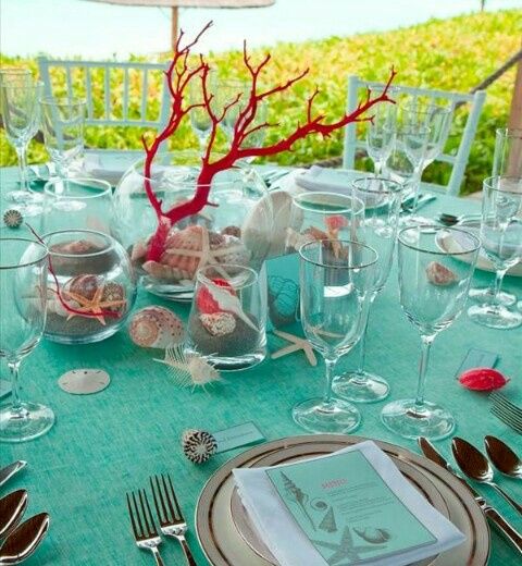 Matrimonio tema corallo - 20