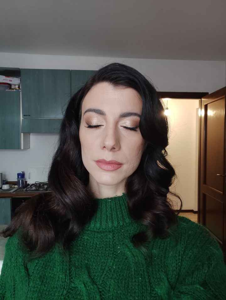 Prova trucco e capelli  super soddisfatta 😍 - 2