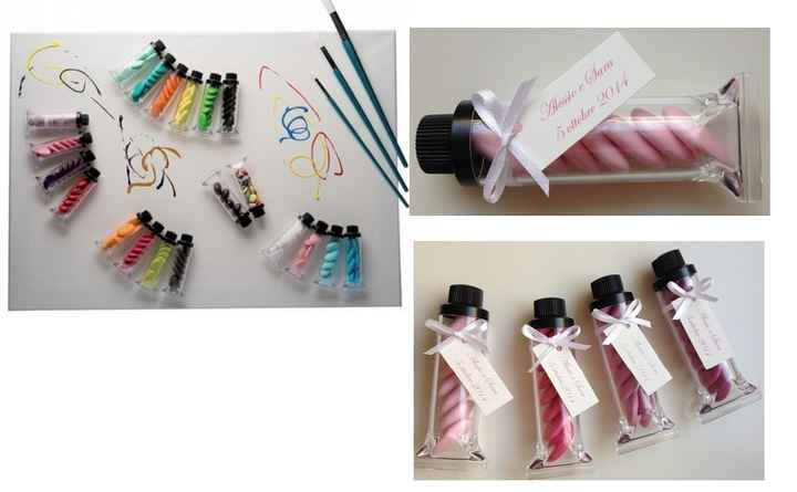 Idea sacchetti, segnaposto e tableau