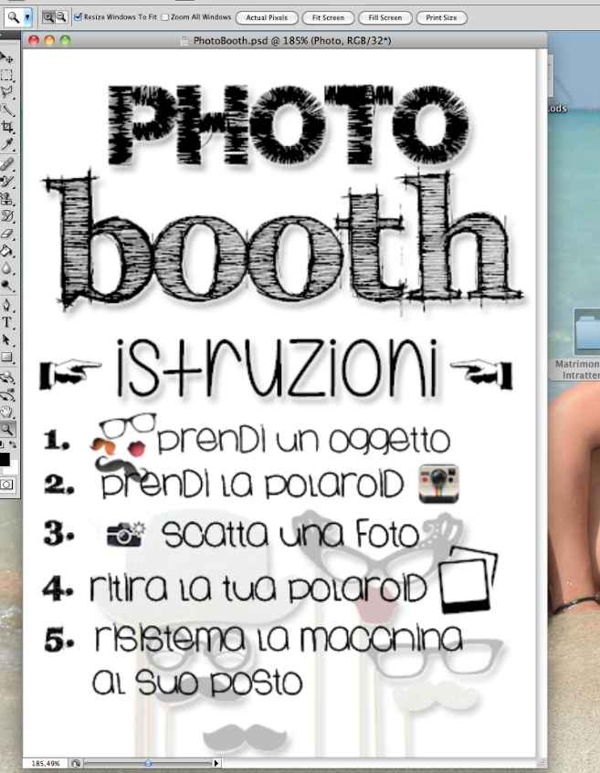 Cartello per Photo Booth