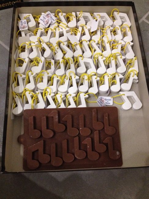 Gessetti a forma di nota musicale - 1