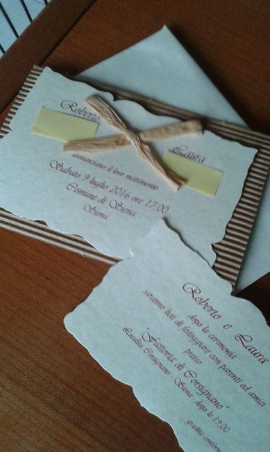 Partecipazioni arrivate!!! - 1