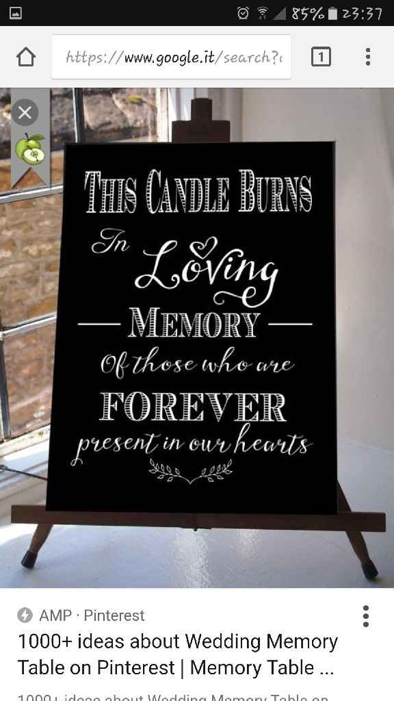 Idee per ricordare chi non c'è più  ❤ - 2