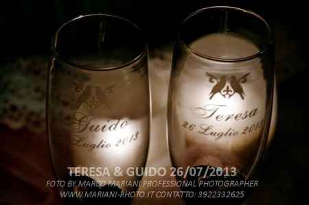 Le mie nozze! 26/07/2013 - Calici personalizzati