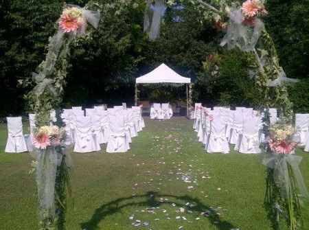 Le mie nozze! 26/07/2013  Allestimento della cerimonia