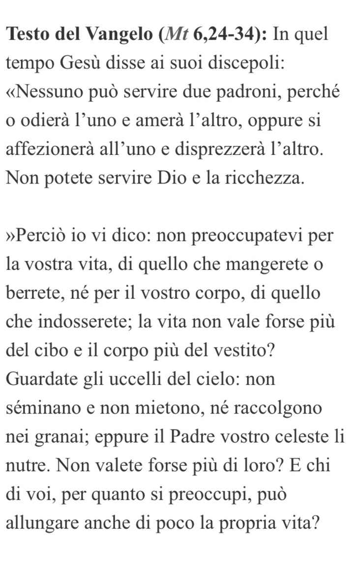 Libretto messa - 2