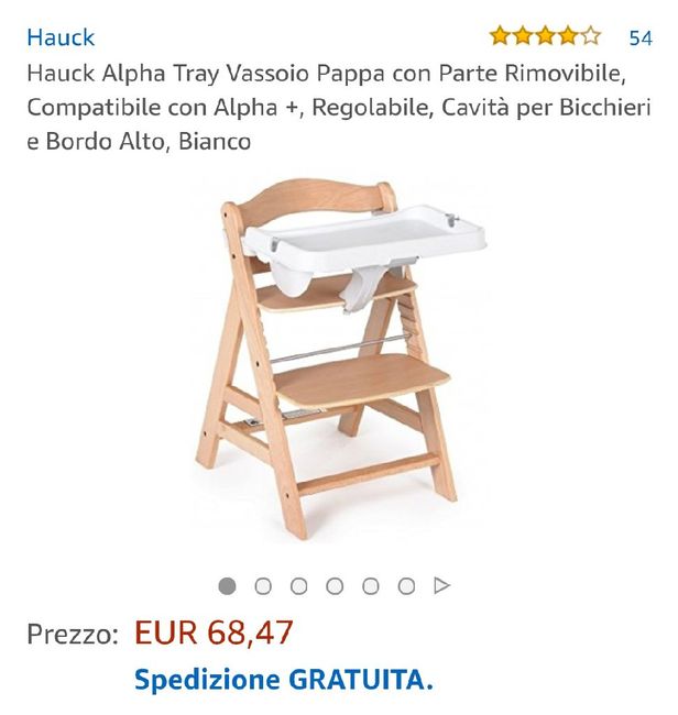 Seggiolone poco ingombrante 1