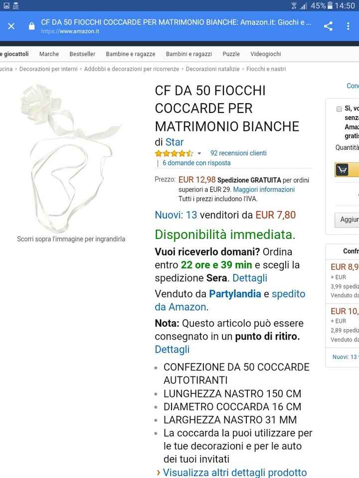 Segnaposti bomboniere e coccarde - 3