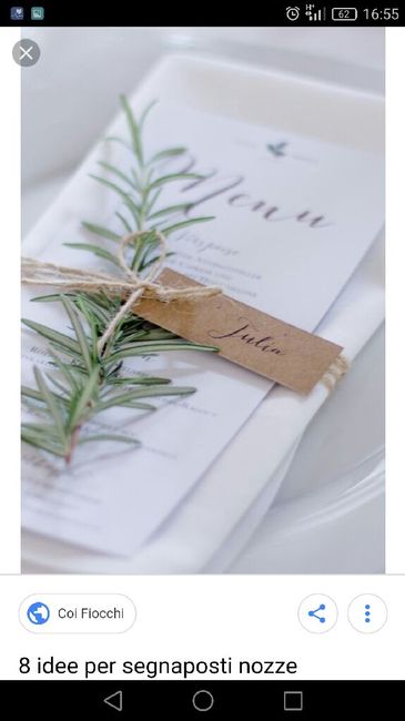 Idea per i segnaposti - 2