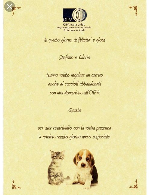 Confettata senza bomboniere - 1