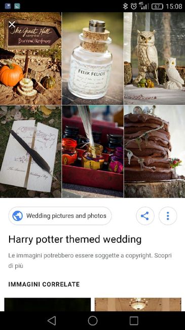 Matrimonio tema  harry potter 15