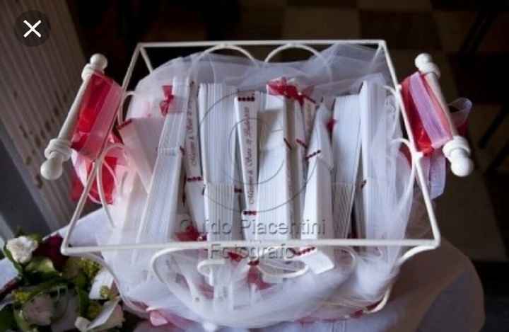 Dove mettere bustine Porta riso e ventagli?? - 1