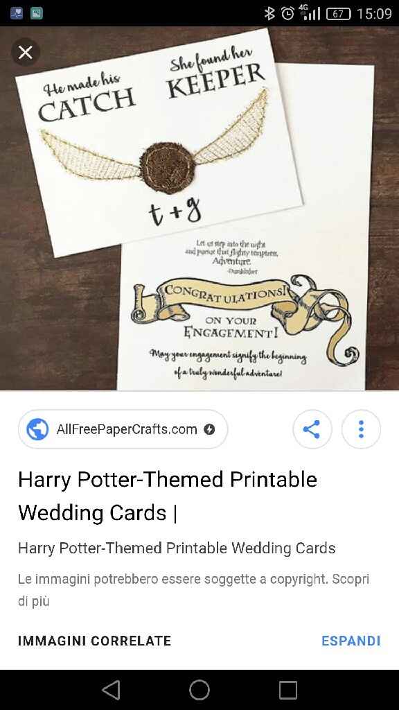 Matrimonio tema  harry potter - 3