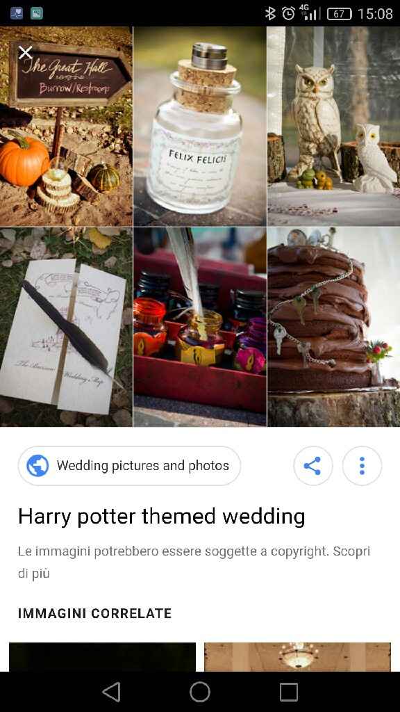 Matrimonio tema  harry potter - 5