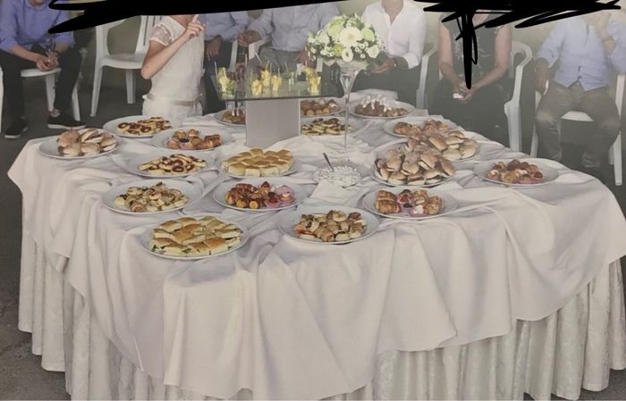 Tavolo rinfresco preparazione - 1