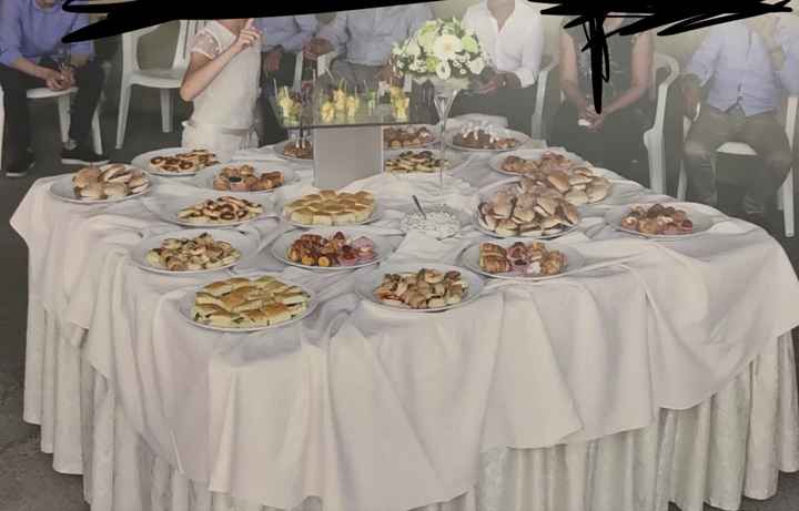 Tavolo rinfresco preparazione - 1