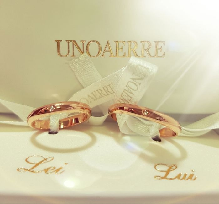 Fedi in oro rosa - 1