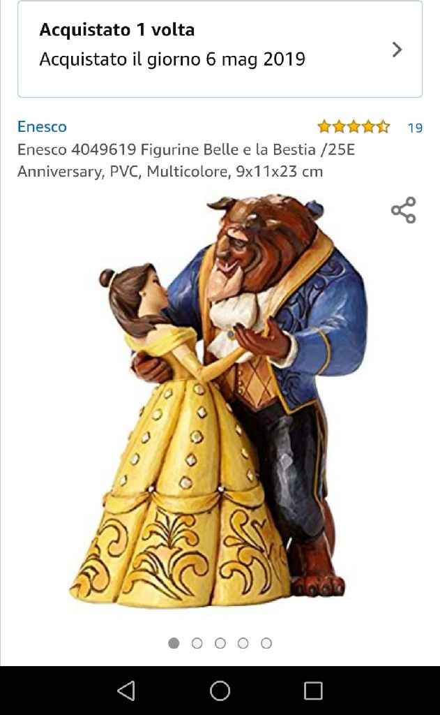 Cake topper la bella e la bestia - 1