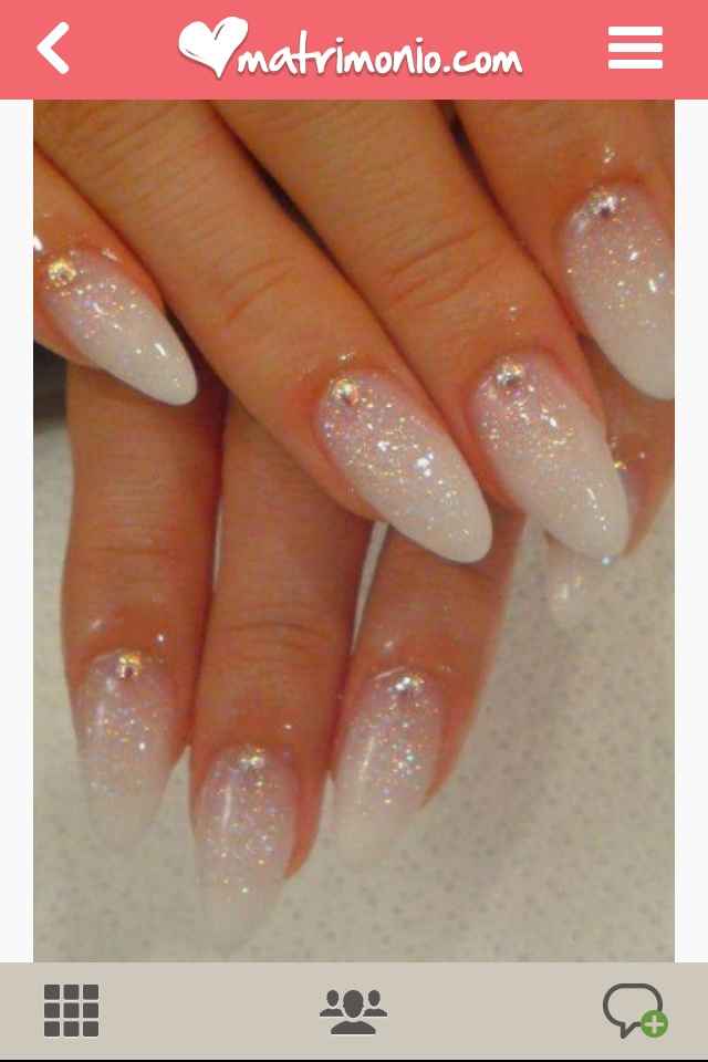 Foto unghie con gel per sposa - 2