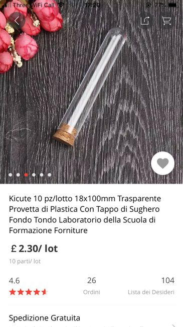 Provette tappo sughero - 2
