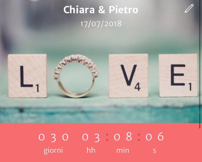 Meno 30.. Inizia il vero conto alla rovescia! - 1
