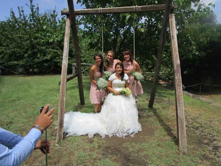 sposa e damigelle