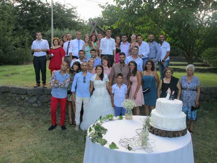 torta sposi invitati