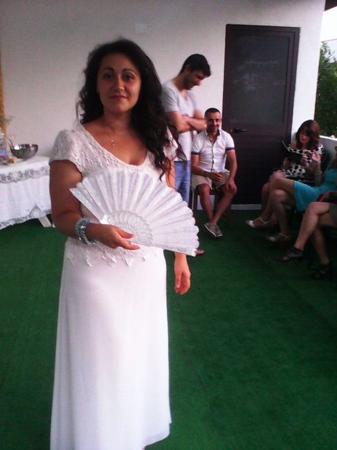 io & il ventaglietto da sposa