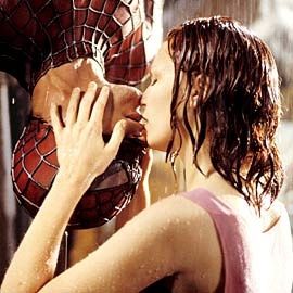 bacio spiderman