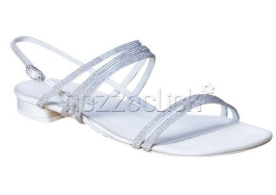 sandali bassi sposa