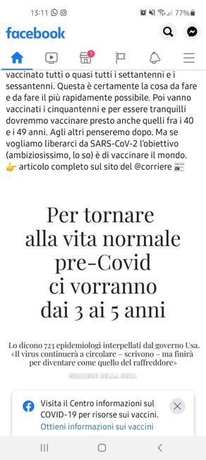 Matrimonio e covid - 1