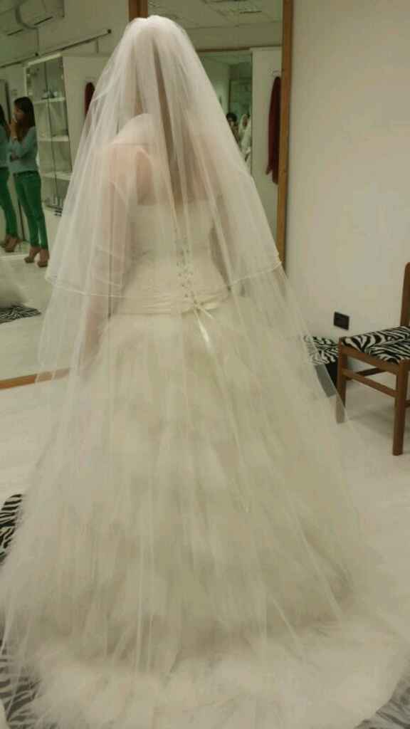 L'abito durante le prove e l'abito il giorno delle nozze - 1